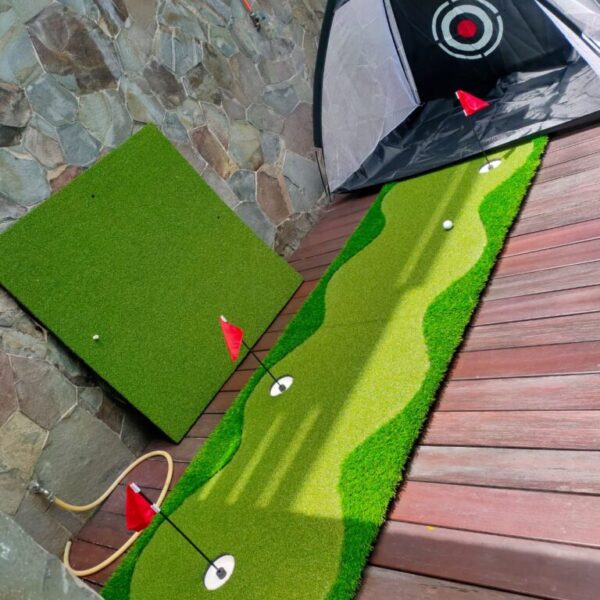 Lapangan Mini Golf Sintetis Portable (7) Lapangan Mini Golf Sintetis Portable (7)